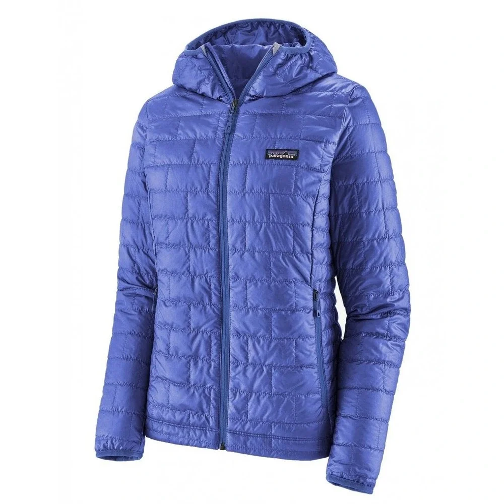 Patagonia Nano Puff Insulated Hoody Jacket Size Medium Float Blue - Picture 14 of 17